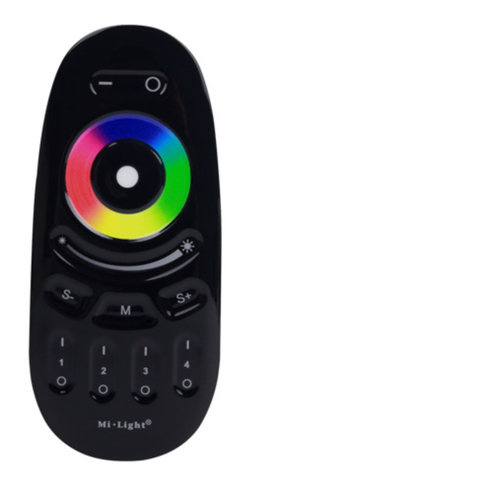 RGB és RGBW távirányító , Dimmer , 4 csoport (zóna) , group control , fekete , Miboxer (Mi-Light) , FUT096-B