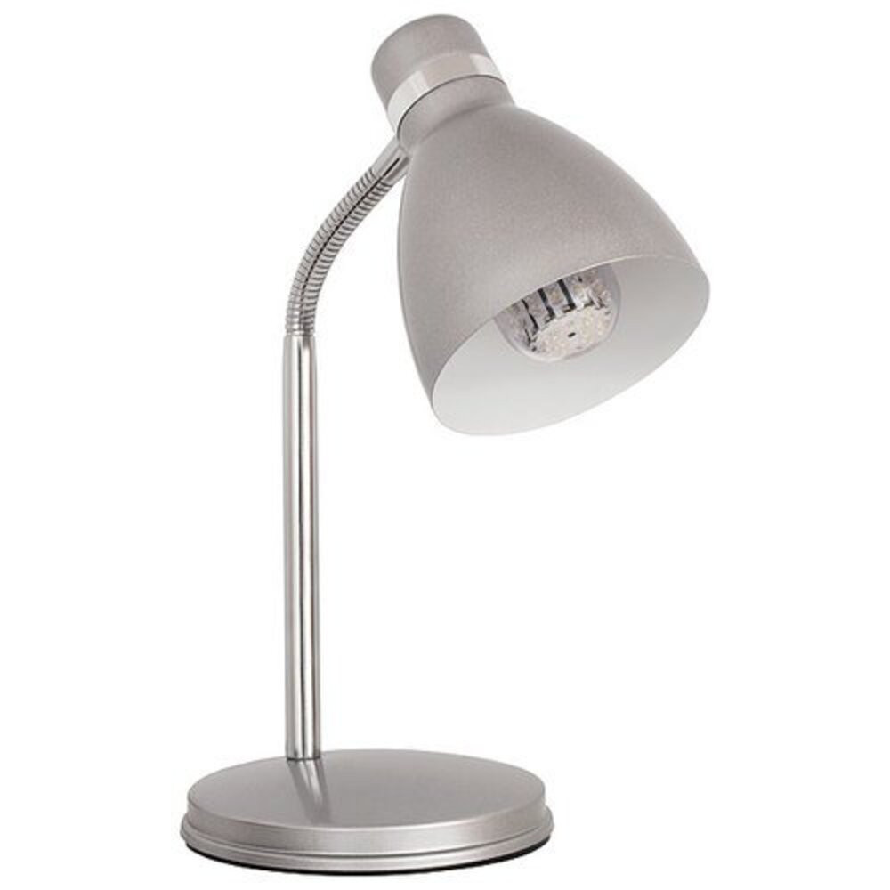 LED lámpa , asztali , E14 foglalat , ezüst, Kanlux , ZARA , 7560