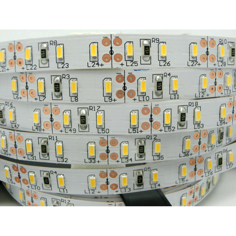 LED szalag , 3014 , 120 led/m , 12 Watt/m , meleg fehér