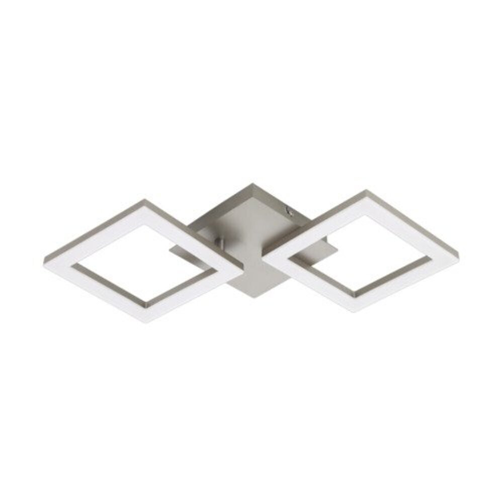 LED lámpatest , mennyezeti , 16W , meleg fehér , matt nikkel , EGLO , HUERTA , 75178