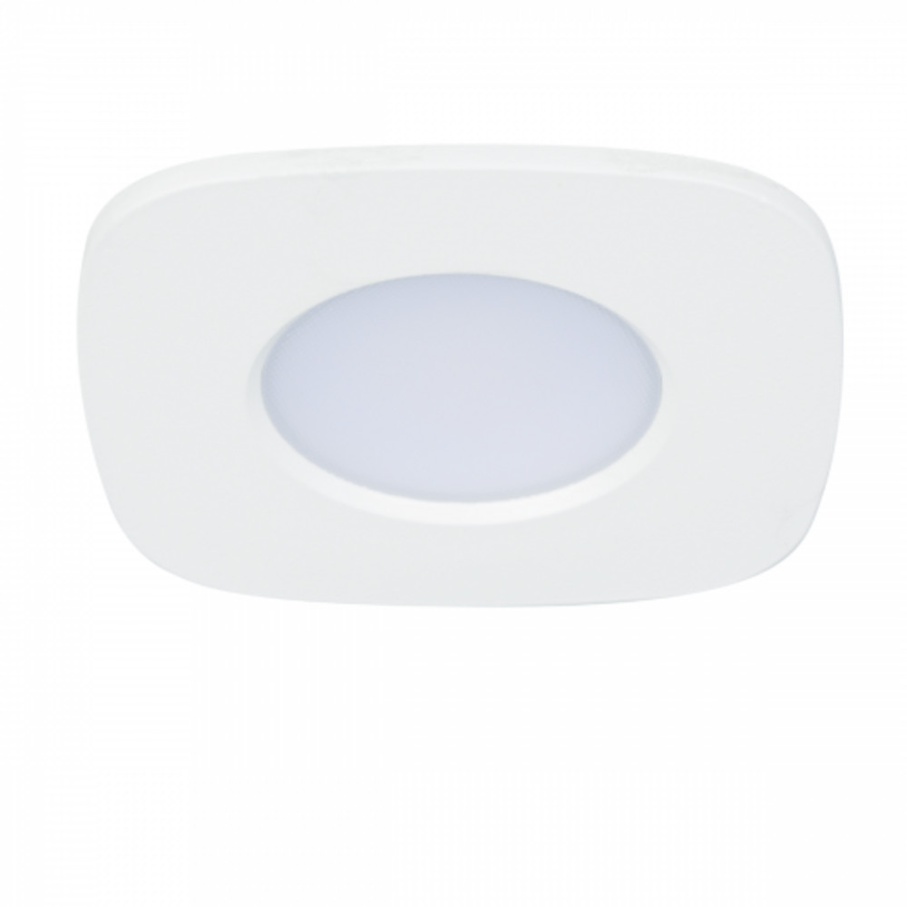 LED lámpatest , spot , RGB , CCT , dimmelhető , süllyesztett , négyzet , fehér , 7.7W , IP65 , LUTEC CONNECT , RINA
