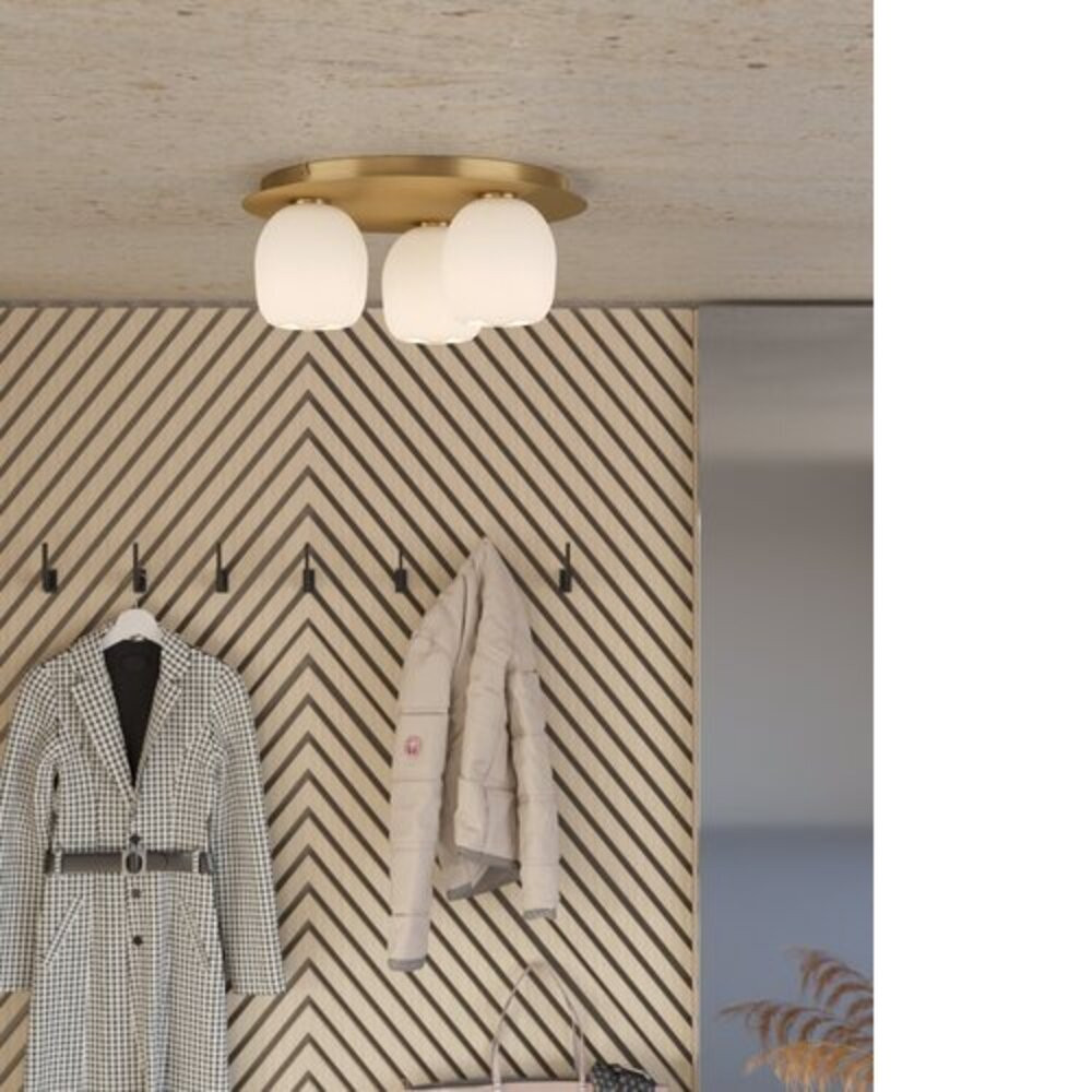 LED lámpa , mennyezeti , 3 x E27 foglalat , arany , EGLO , MANZANARES , 900304