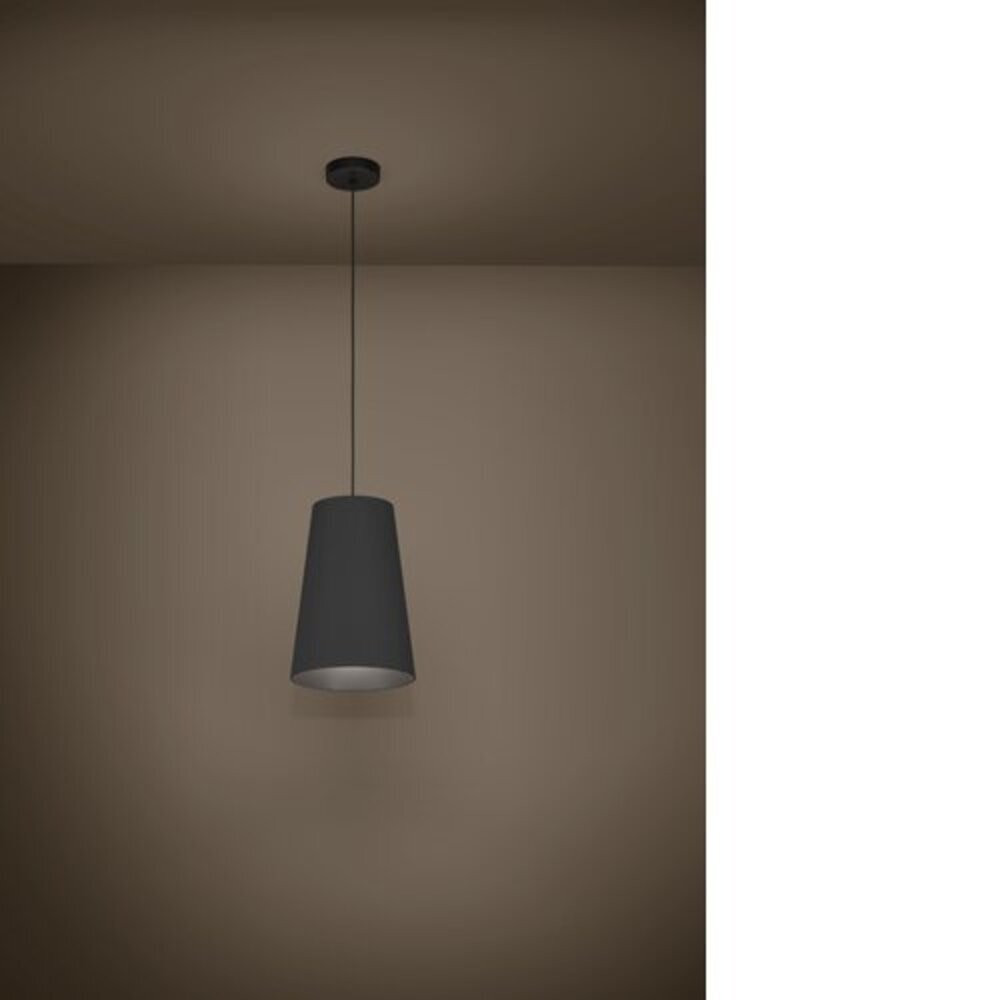 LED lámpa , függeszték , mennyezeti , E27 foglalat , fekete , EGLO , PETROSA , 390132