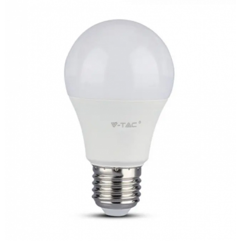 LED lámpa , égő , körte , E27 foglalat , 6.5 Watt , 200° , természetes fehér , SAMSUNG Chip , 5 év garancia