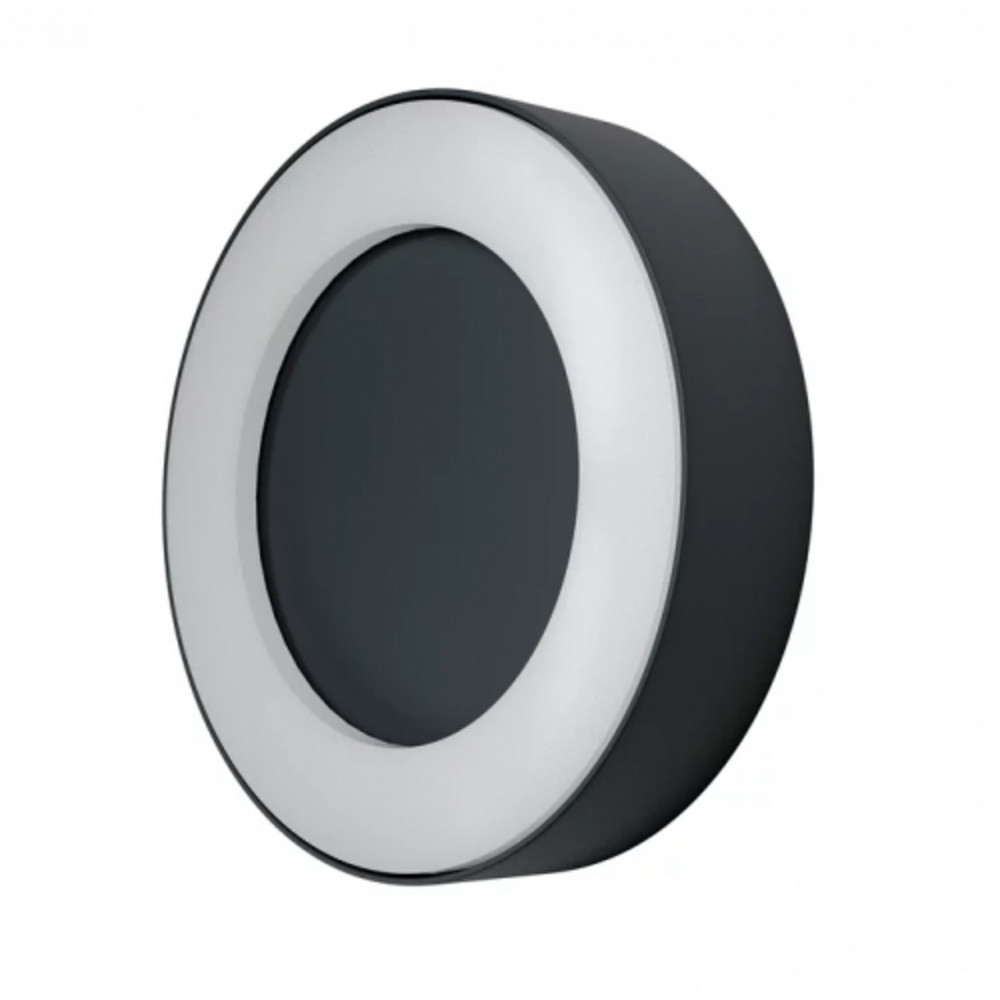 LED lámpatest , mennyezeti/oldalfali , 13W , meleg fehér , kerek , sötétszürke , kültéri , IP44 , LEDVANCE
