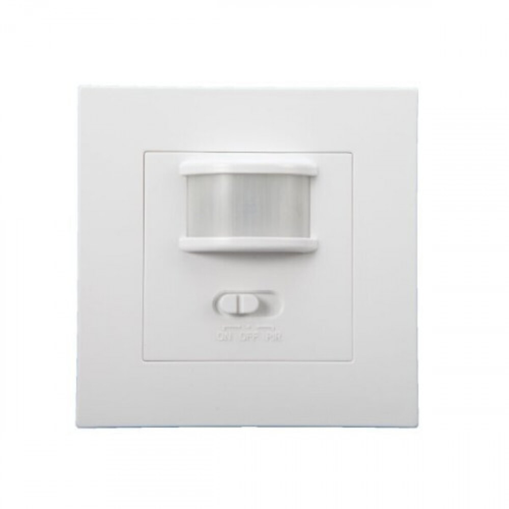 LED Infravörös mozgásérzékelő , PIR , 160° , fehér