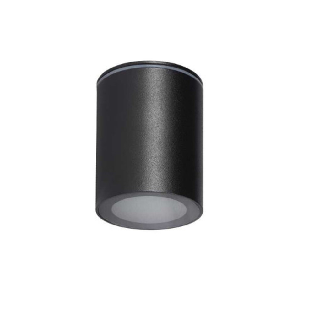 LED lámpatest , spot , GU10 , felületre szerelhető , alumínium , fekete , kültéri , IP65 , KANLUX , AQILO