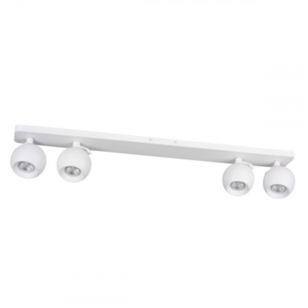 LED lámpa , mennyezeti , 4 x GU10 foglalat , 8 cm , fehér , GALOBA