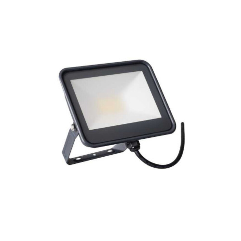 LED reflektor , 50 Watt , természetes fehér , 5 év garancia , IP65 , fekete
