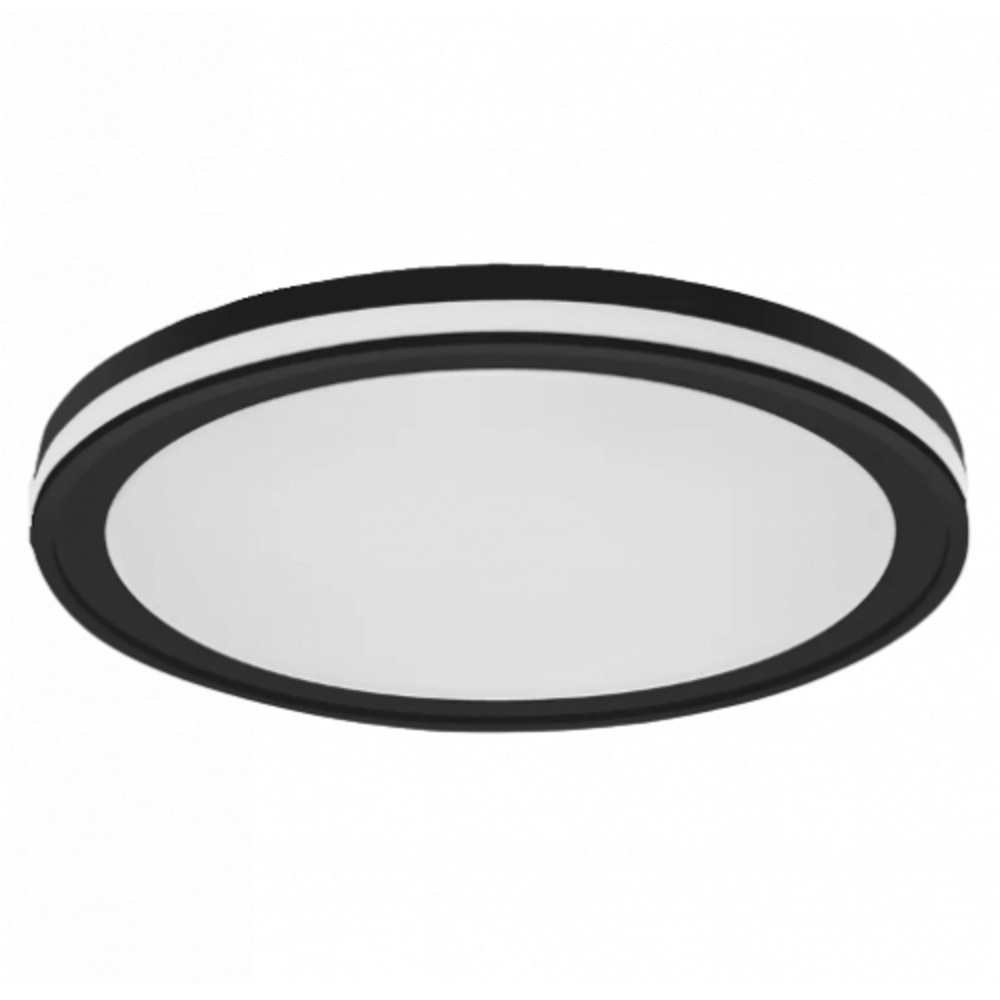 LED lámpatest , mennyezeti , 28W , RGB , CCT , dimmelhető , kerek , fekete , LEDVANCE Smart+ WIFI , ORBIS
