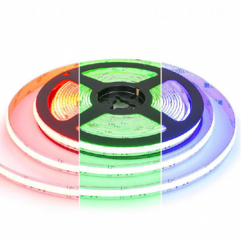 LED szalag , 24 Volt DC , COB , 896 LED/m , DOTLESS , 20 W/m , RGBW , W = természetes fehér