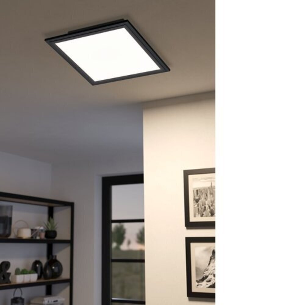 LED panel , falon kívüli , 15.3W , CCT , dimmelhető , 30 x 30 cm , fekete , EGLO Connect.Z , Zigbee , SALOBRENA-Z , 900049