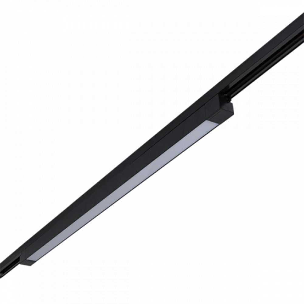 Sínes LED lámpa , track light , lineáris , 1 fázisú , 2 pólusú , 60 Watt , 88 cm , természetes fehér , fekete , Elmark