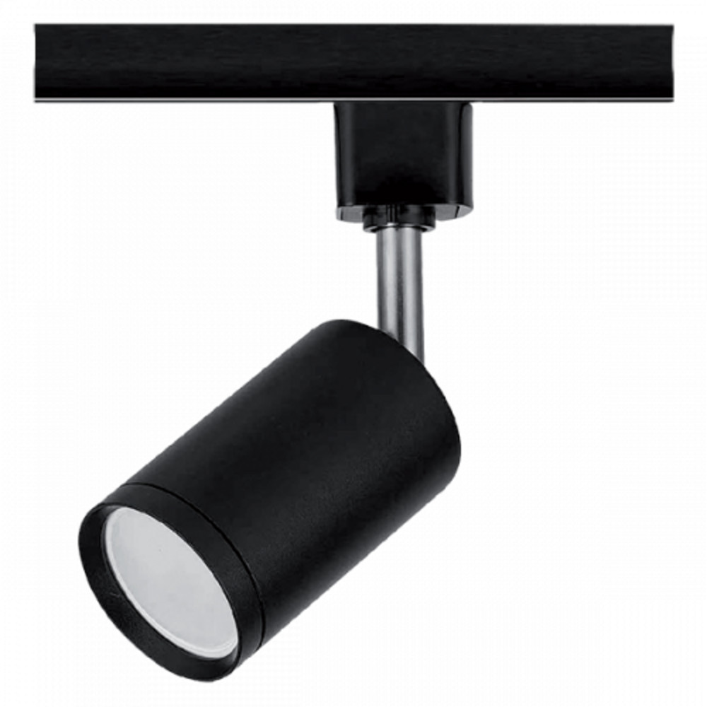 Sínes LED lámpa , track light , 3 fázisú , 4 pólusú , GU10 foglalat , fém , fekete , Elmark , TL2032