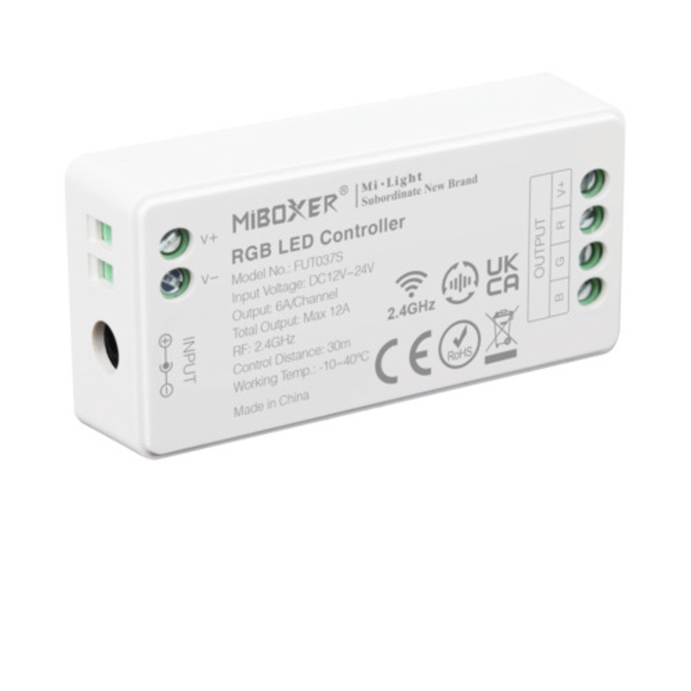 Univerzális csoport (zóna) vezérlő , 3in1 , RGB / RGBW /RGB-CCT , dimmelhető , group control , SMART , RF , Miboxer (Mi-Light) , FUT037S+