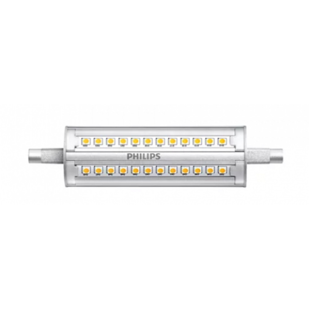 LED lámpa , égő , kukorica , R7S foglalat , 14 Watt , 2000 lm , 118 mm , dimmelhető , természetes fehér , Philips , CorePro