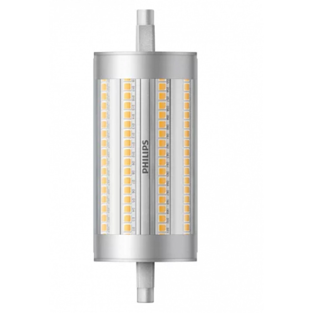 LED lámpa , égő , kukorica , R7S foglalat , 17.5 Watt , 118 mm , dimmelhető , természetes fehér , Philips , CorePro