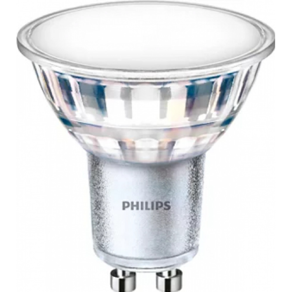 LED lámpa , égő , szpot , GU10 foglalat , 4 Watt , meleg fehér , 3000K , dimmelhető , Philips , CorePro