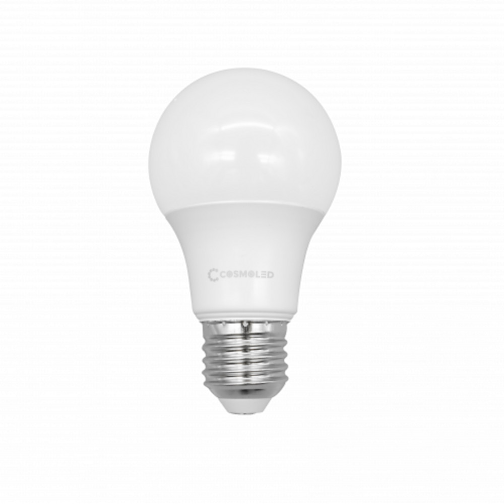 LED lámpa , égő , körte , E27 foglalat , 7W , meleg fehér , A60 , COSMOLED