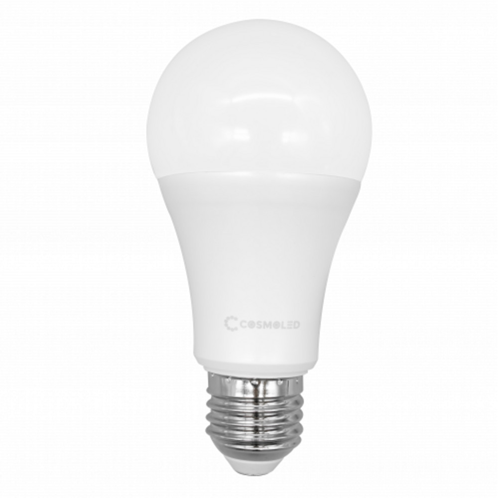 LED lámpa , égő , körte , E27 foglalat , 15W , hideg fehér , A60 , COSMOLED