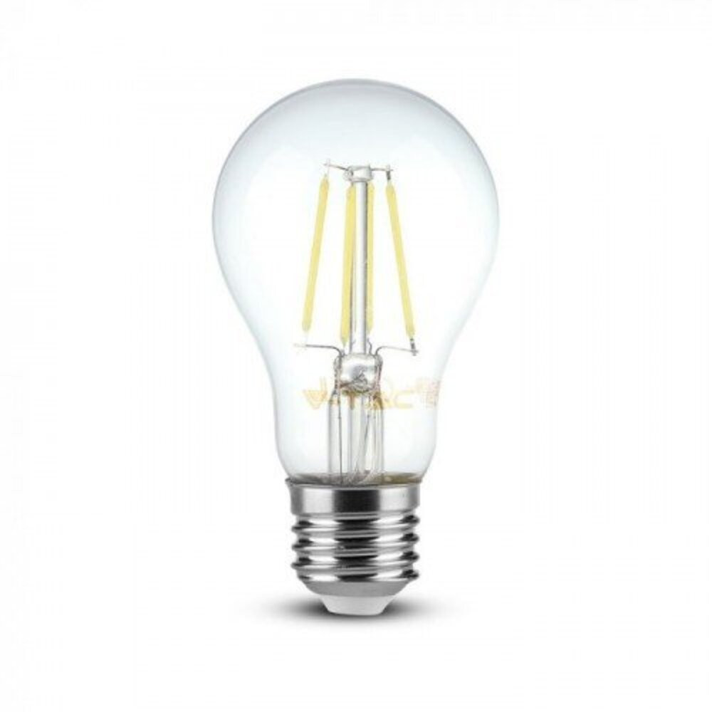 LED lámpa , égő , 10 Watt , izzószálas hatás , filament , körte , E27 foglalat , A60 , 10 Watt , meleg fehér