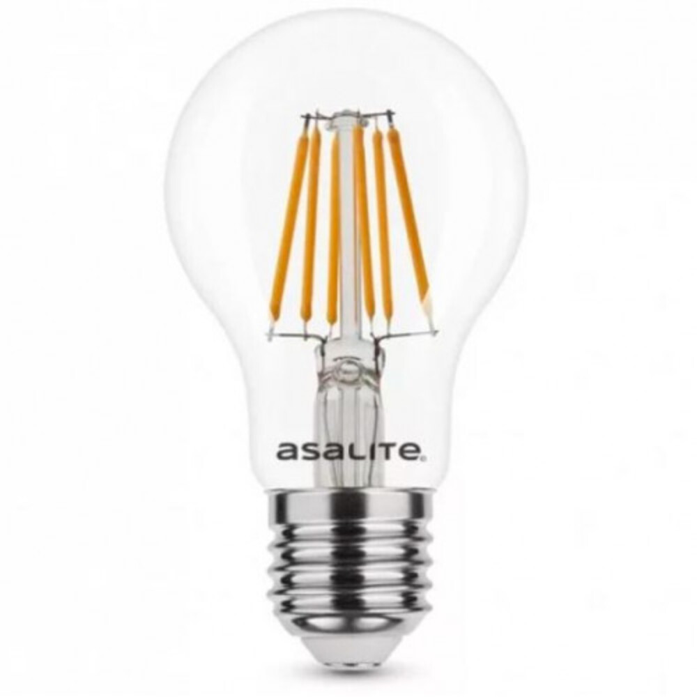 LED lámpa , égő , izzószálas hatás , filament , körte , E27 foglalat , 8 Watt , természetes fehér