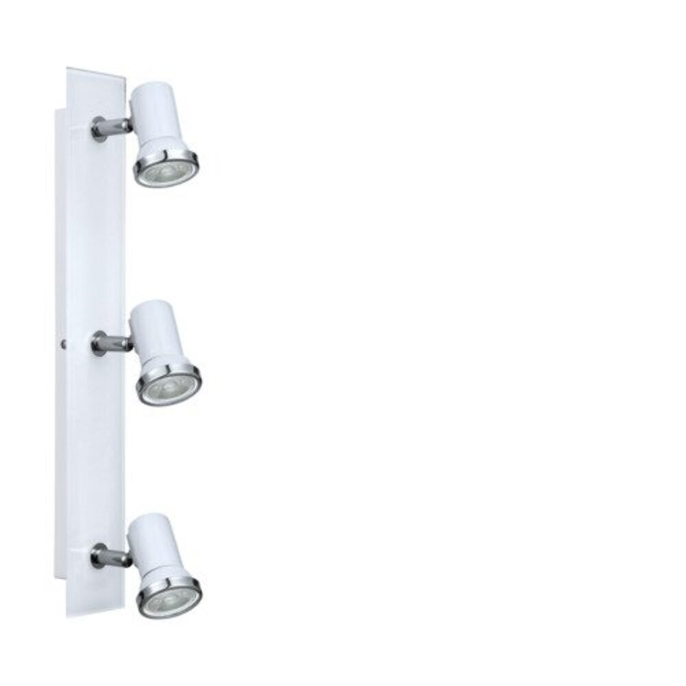 LED lámpatest , mennyezeti , spot , 3 x 3 Watt , meleg fehér , üveg , fehér , IP44 , EGLO , TAMARA 1 , 95994