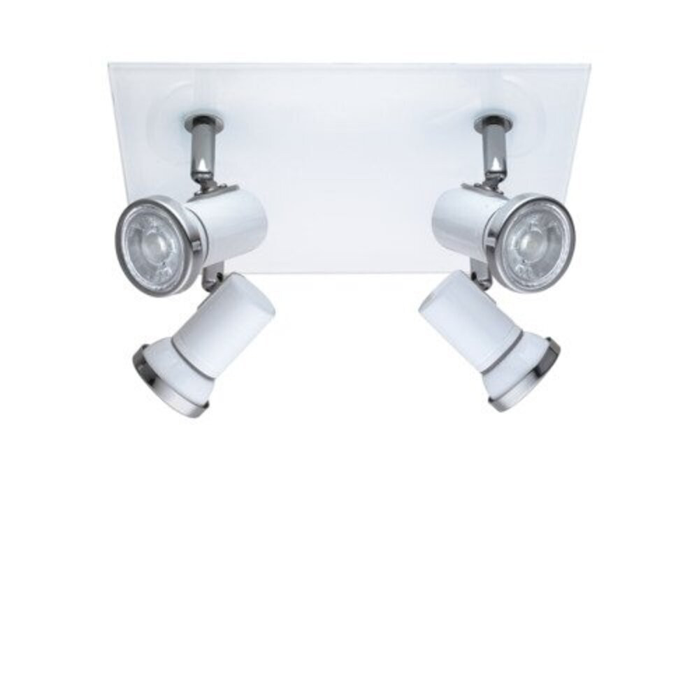 LED lámpatest , mennyezeti , spot , 4 x 3 Watt , meleg fehér , üveg , fehér , IP44 , EGLO , TAMARA 1 , 95995
