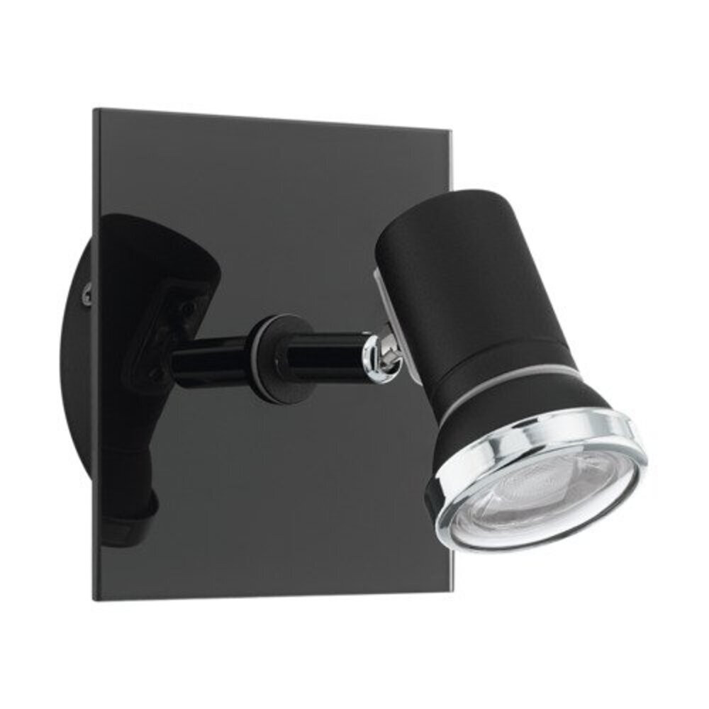 LED lámpatest , spot , 3 Watt , meleg fehér , üveg , fekete , IP44 , EGLO , TAMARA 1 , 33677