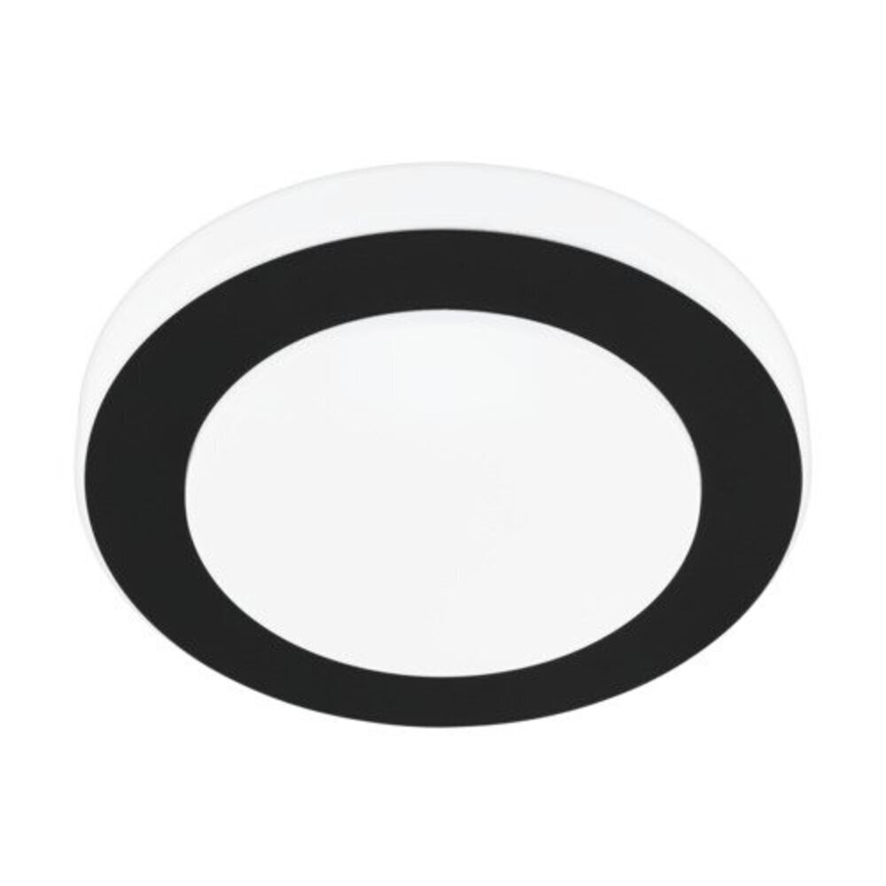 LED lámpatest , mennyezeti , 11 Watt , meleg fehér , fekete , IP44 , EGLO , CARPI , 33682