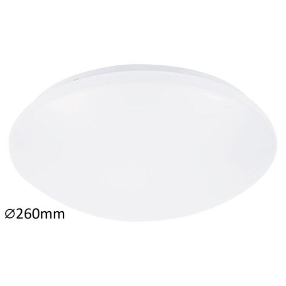 Lámpatest , mennyezeti , 12W , IP20 , kerek , 26cm , fehér , természetes fehér , 5 év garancia , Rábalux , LUCAS