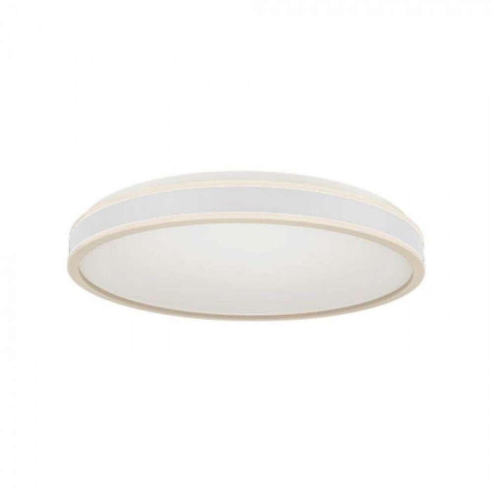LED lámpatest , kerek , mennyezeti , 50 cm , 48W , természetes fehér , alumínium, fehér , dimmelhető