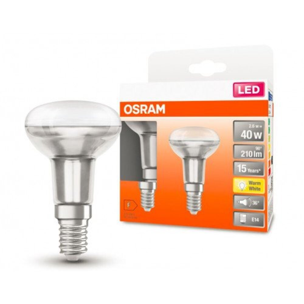LED lámpa , izzó , 2 x E14 foglalat , 2,6 Watt , meleg fehér, Ledvance (OSRAM)