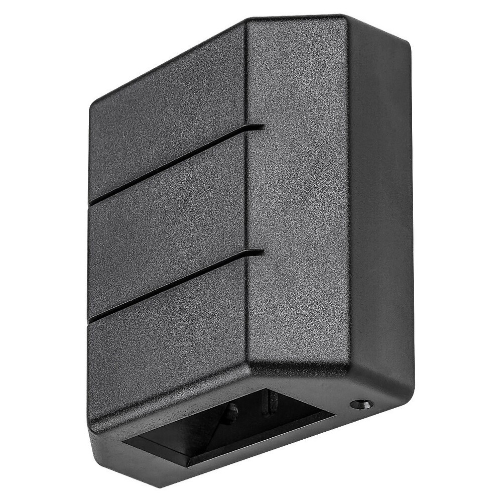 Led lámpatest , oldalfali , 6 Watt , meleg fehér , fekete , kültéri , 5 év garancia, IP54 , Rábalux , LIPPA