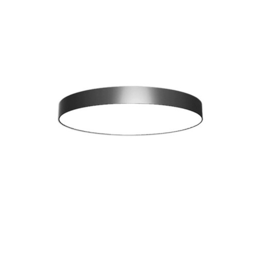LED lámpatest , mennyezeti , 110W , IP40 , kerek , 94 cm , fekete , meleg fehér , LEDISSIMO