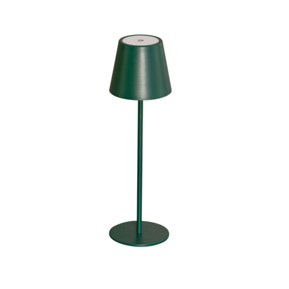 LED lámpatest , asztali , kültéri , érintőkapcsolóval , meleg fehér , USB , zöld , IP54 , Kanlux , INITA