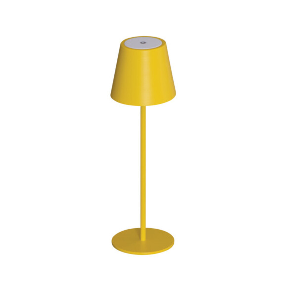 LED lámpatest , asztali , kültéri , érintőkapcsolóval , meleg fehér , USB , sárga , IP54 , Kanlux , INITA