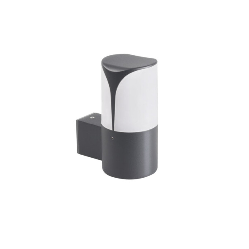 LED lámpatest , kerti , álló , grafit , 18cm , IP44 , E27 , Kanlux , Preso
