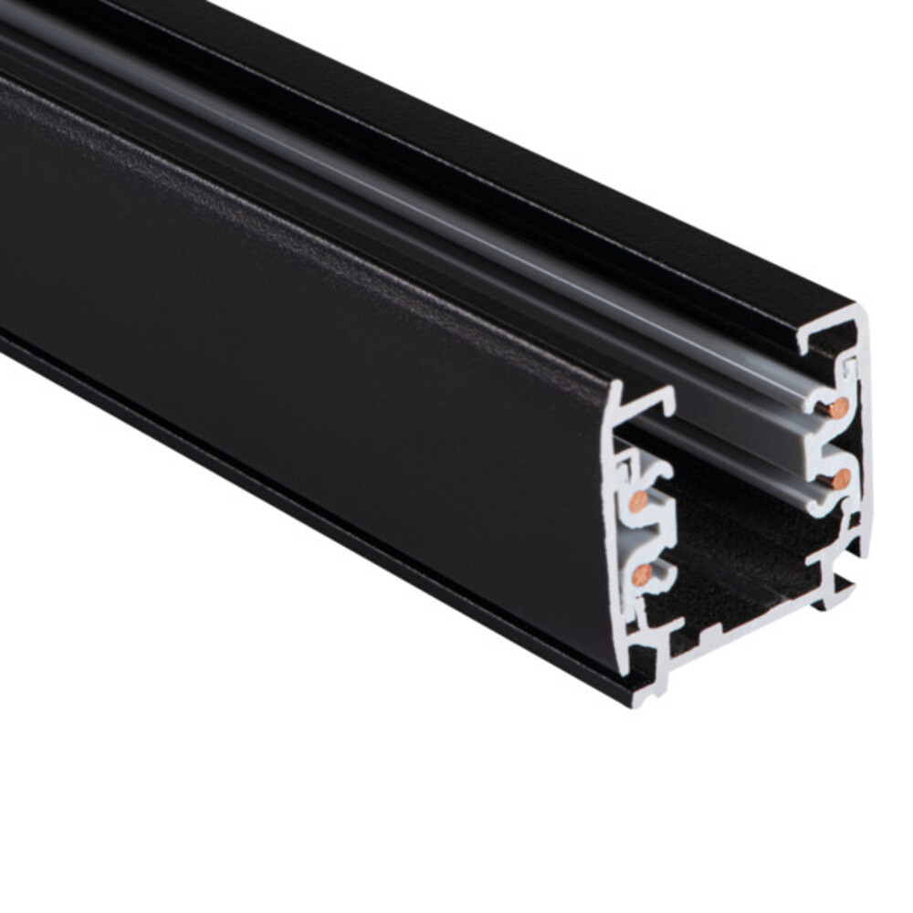 Track light sín , 3 fázisú , 4 pólusú , 2 méter , fekete (tápegység és végzáró nélkül) , Kanlux