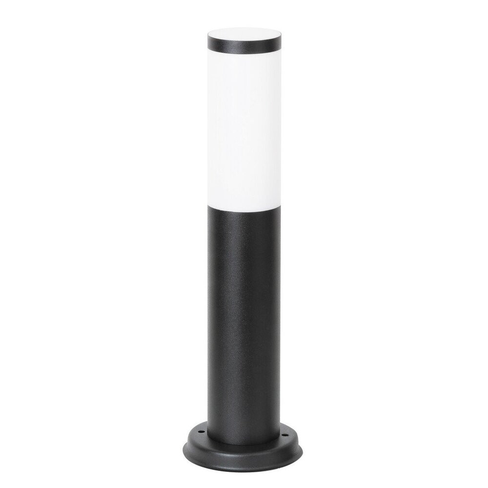 LED lámpatest , állólámpa , E27 foglalat , matt fekete, rozsdamentes acél, 45 cm , kültéri , IP44 , Rábalux , BLACK TORCH