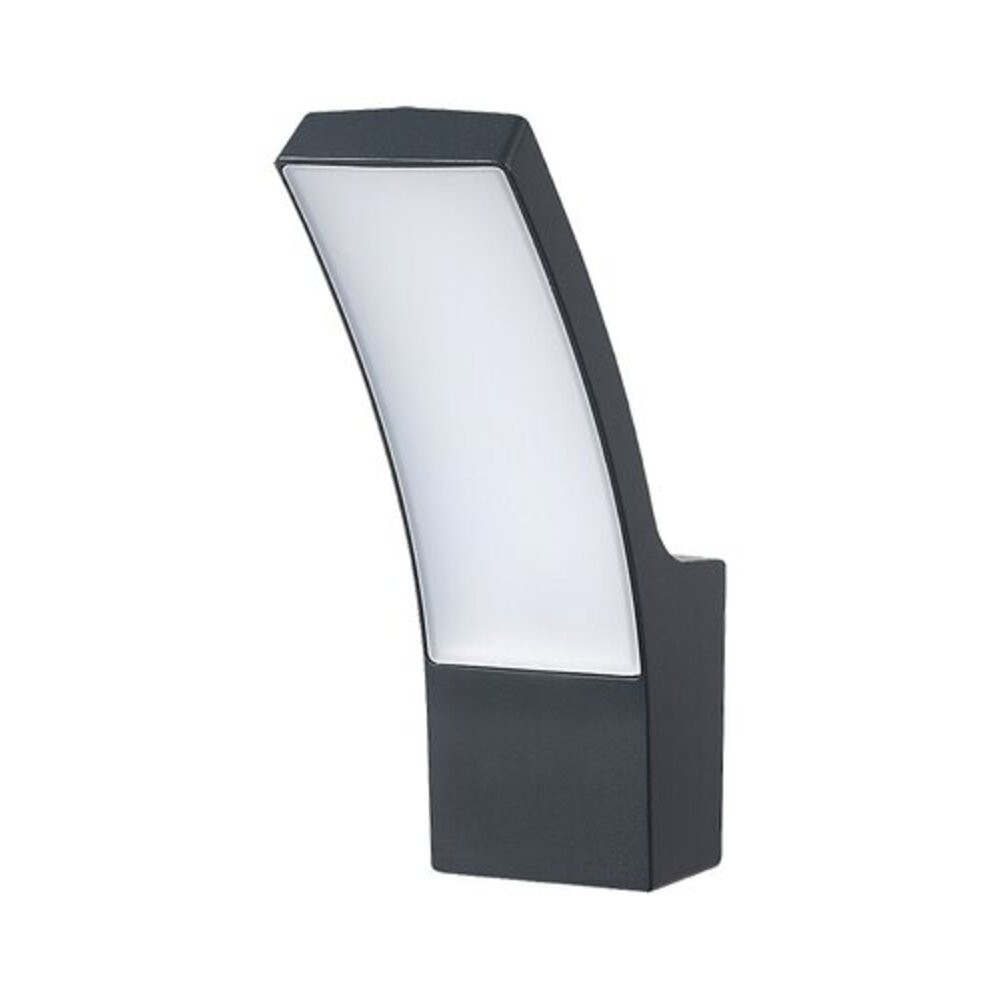 LED lámpa , oldalfali , 12W , meleg fehér , kültéri , antracitszürke , IP44 , 5 év garancia , Rábalux , PALANGA