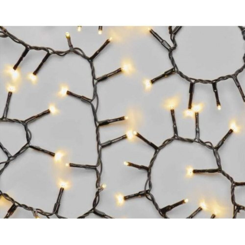 LED karácsonyi fényfüzér – süni, 6 m, kültéri és beltéri, meleg fehér, időzítő, IP44, EMOS, D4BW04