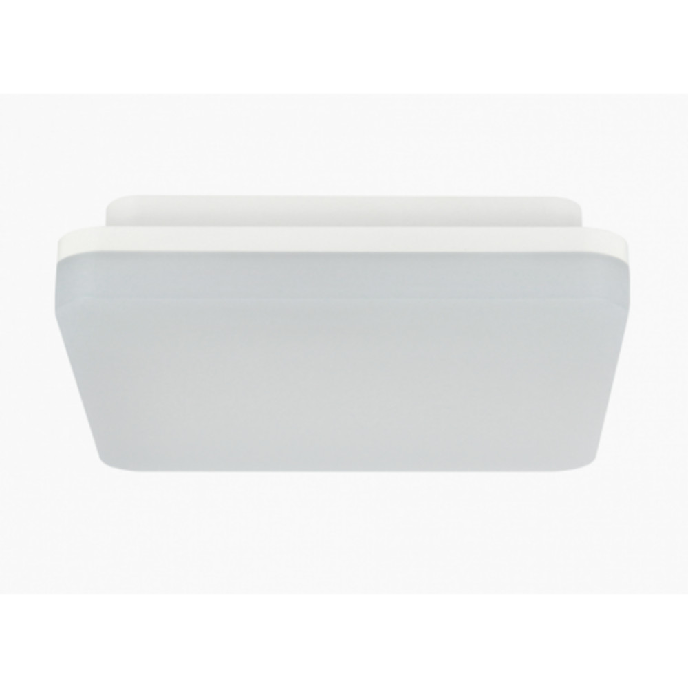 Led lámpatest , négyzet , mennyezeti , 22 x 5 cm , 18W , meleg fehér , matt fehér , villódzás mentes , 5 év garancia , ACTON