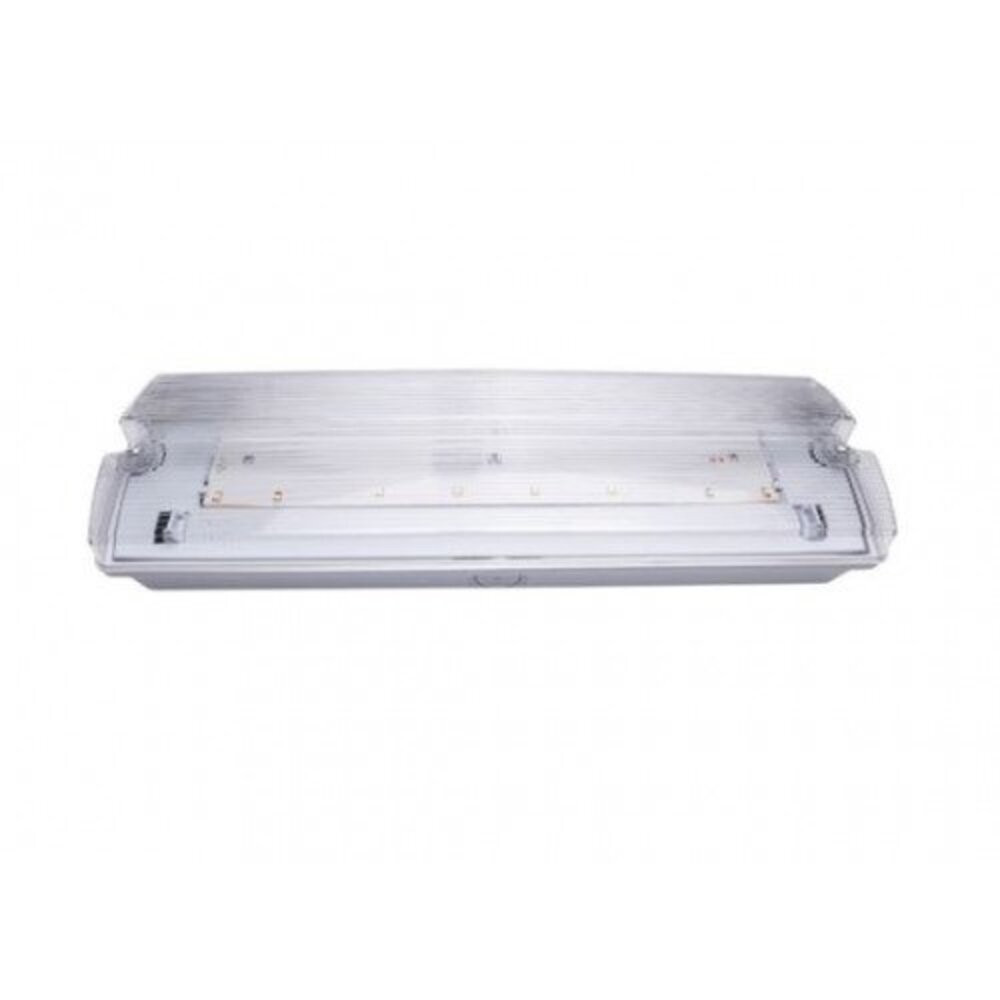 Vészvilágítás , oldalfali biztonsági és irányfény , LED lámpa , 3 Watt , 3 óra , IP65