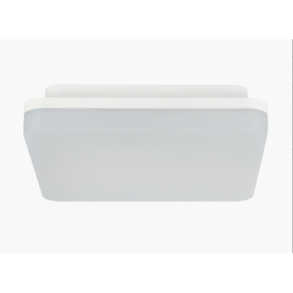Led lámpatest , négyzet , mennyezeti , 22 x 5 cm , 18W , természetes fehér , matt fehér , villódzás mentes , 5 év garancia , ACTON