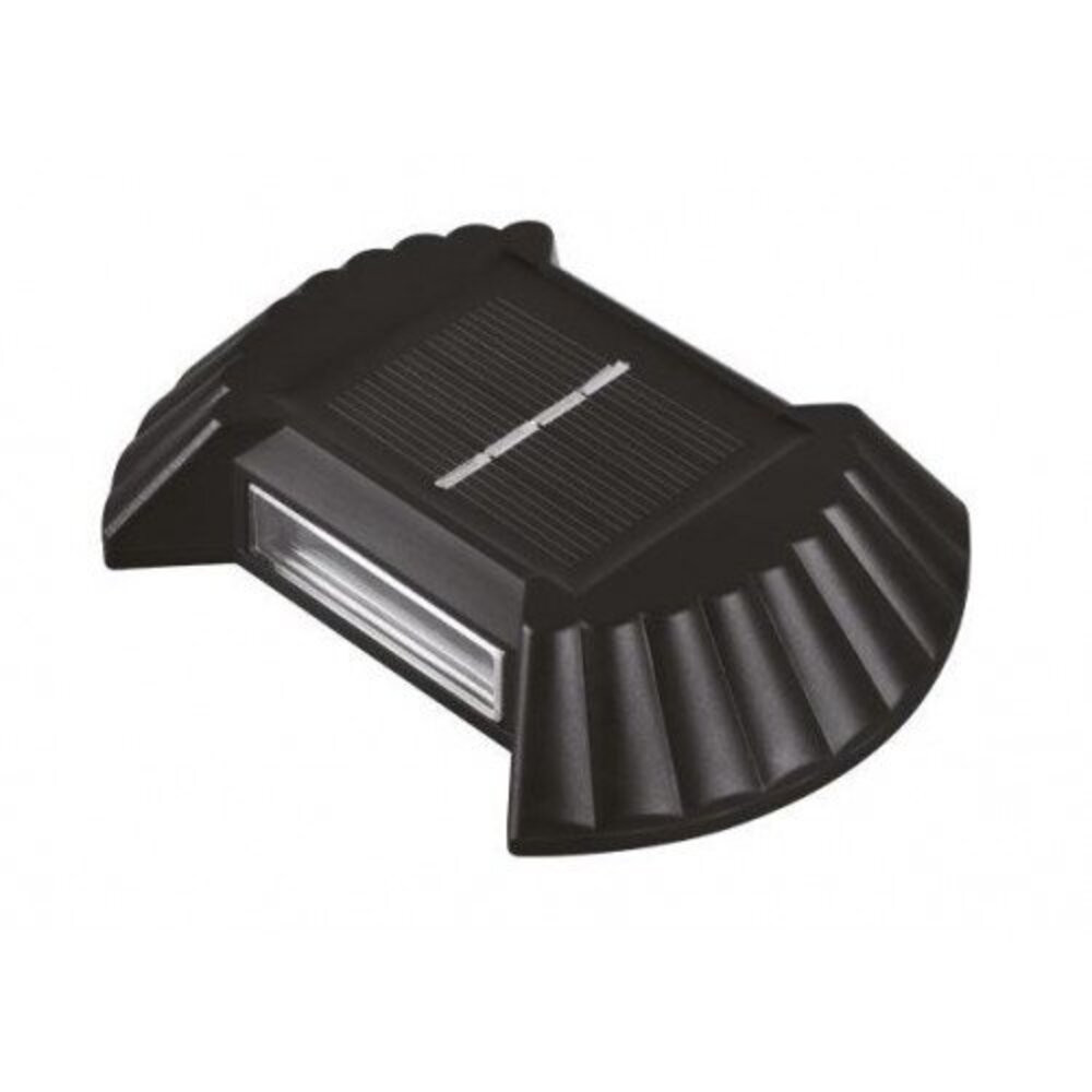 Led lámpatest , 4 db napelemes , természetes fehér , kültéri , fekete , IP65