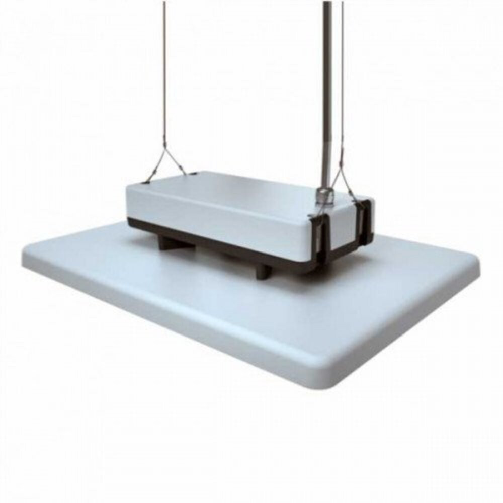 Csarnokvilágító LED lámpatest , lapos téglalap alakú , villódzásmentes , 120 Watt , UGR<21 , természetes fehér , 160 lm/W , 110° , LEDISSIMO TECHNICAL