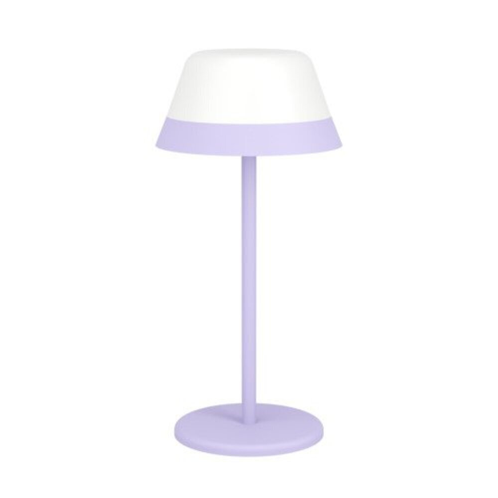LED lámpa , asztali , hordozható , lila , lekerekített , érintő kapcsoló , dimmelhető , 2in1 , RGB+WW, IP54 , EGLO , MEGGIANO