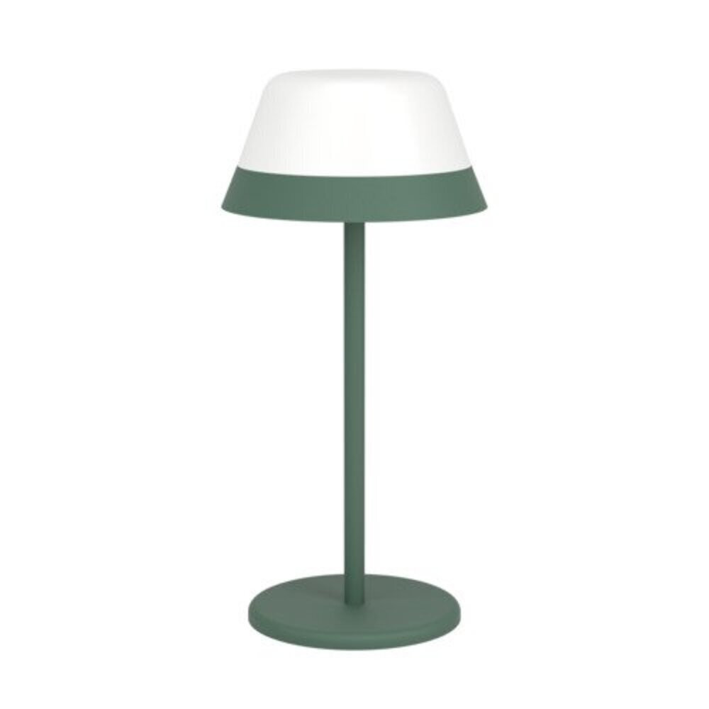 LED lámpa , asztali , hordozható , zöld , lekerekített , érintő kapcsoló , dimmelhető , 2in1 , RGB+WW, IP54 , EGLO , MEGGIANO
