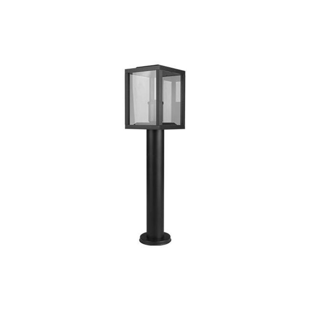 LED lámpa , állólámpa , kültéri lámpa , fekete , IP44 , E27-es foglalattal , üveg , 60cm , Lidio